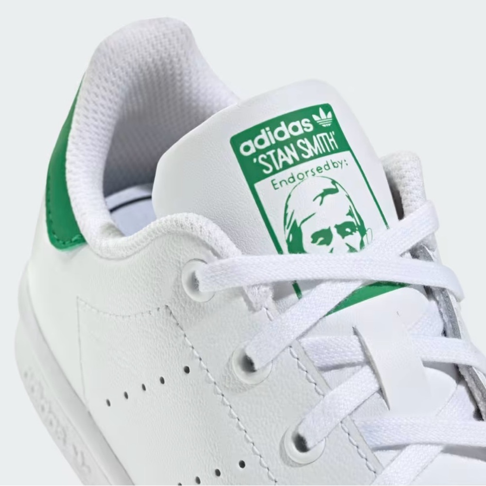 Adidas Kids’ Stan Smith | Size 3 Boys | Cloud White | Casual - Picture 9 of 16